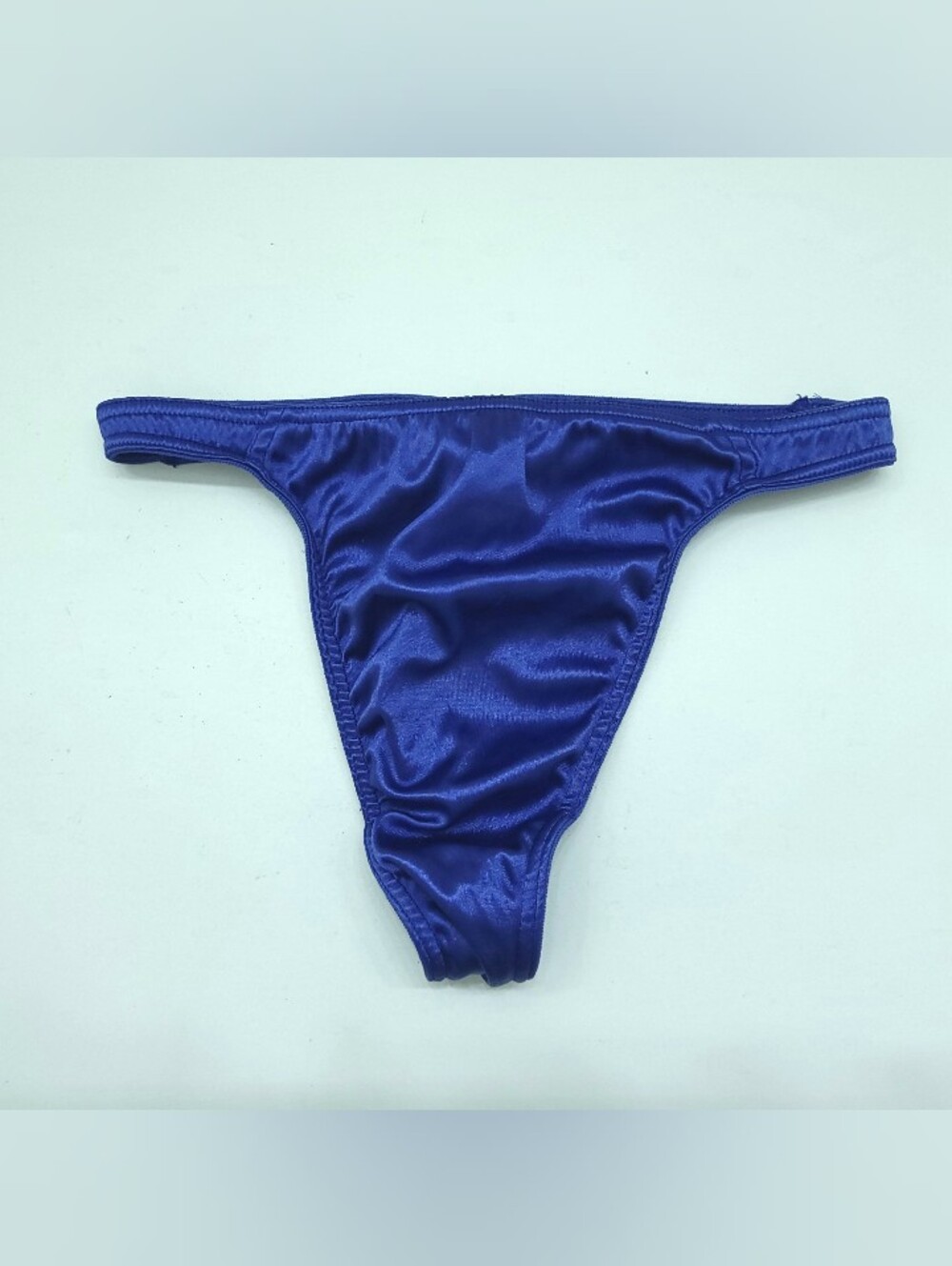 Vintage Victoria's Secret Satin Blue Medium Style# 4891 1999